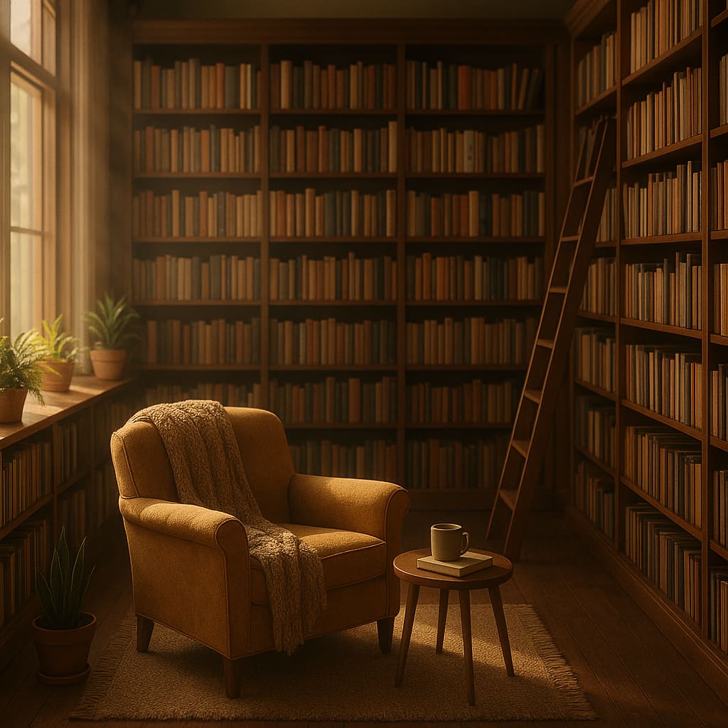 Amistory Buchhandlung Innenraum